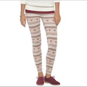 🎀2/$20 Mossimo from Target Fox Print Knit Legging